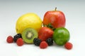 Mixed ripe fresh fruit