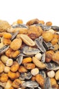 Mixed roasted nuts Royalty Free Stock Photo