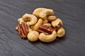 Mixed Salted Nuts Royalty Free Stock Photo