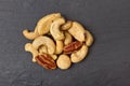 Mixed Salted Nuts Royalty Free Stock Photo