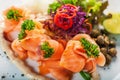 Mixed sashimi Royalty Free Stock Photo