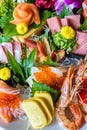 Mixed Sashimi Set. Royalty Free Stock Photo