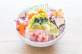mixed sashimi set Royalty Free Stock Photo