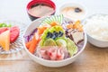 mixed sashimi set Royalty Free Stock Photo