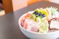 mixed sashimi set Royalty Free Stock Photo