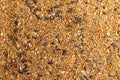 Mixed seeds for bird feed Royalty Free Stock Photo