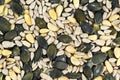 Mixed Seeds (selective focus) for use as background image or as Royalty Free Stock Photo