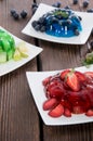 Mixed sorts of Jello Royalty Free Stock Photo