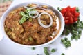 Mixed spiced chickpeas, Chole masala, Chana tarkari Royalty Free Stock Photo