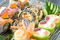 Mixed sushi Royalty Free Stock Photo