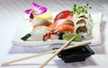 Mixed Sushi Plate Royalty Free Stock Photo