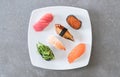 mixed sushi set Royalty Free Stock Photo