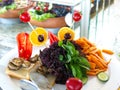 Mixed vegetable fries Royalty Free Stock Photo