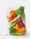 Mixed Vegetable in a Plastic Bag ready for sales.