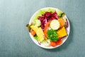 Mixed vegetables salad for eating, healthy food Royalty Free Stock Photo