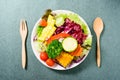 Mixed vegetables salad for eating, healthy food Royalty Free Stock Photo