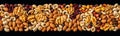 Mixed walnut hazelnut snack vegan healthy dried closeup assorted ingredient cashew almonds nut Royalty Free Stock Photo