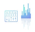 Mixer audio console icon