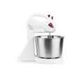 Mixer, hand mixer or stand mixer, is a kitchen device that uses a gear-driven mechanism to rotate a set of beaters in a bowl