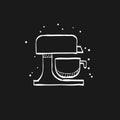 Sketch icon in black - Mixer