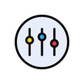 Mixer vector colour line icon Royalty Free Stock Photo