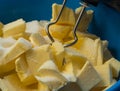 Mixer in Ingredients for Cookie Dough Sugar and Butter Royalty Free Stock Photo