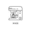 Mixer. Kitchen appliances icon Royalty Free Stock Photo