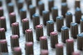 Mixer panel Royalty Free Stock Photo