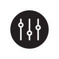 Mixer vector glyph flat icon Royalty Free Stock Photo