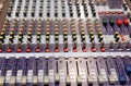 Mixing desk Royalty Free Stock Photo