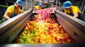 mixing liquid food processing