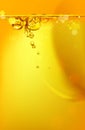 Mixing water and oil, beautiful color abstract background