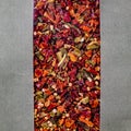 A mixture of bright spices in the package Royalty Free Stock Photo