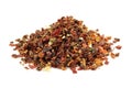 A mixture of dried vegetables and spices