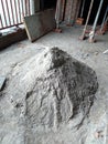 Mixture of sand and cement with proportionate ratio