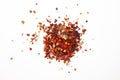 A mixture of spices. Paprika. Isolated image