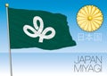 Miyagi prefecture flag, Japan