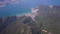 Miyajima Island Bay And Hiroshima, Aerial 4k