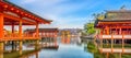 Miyajima Island, The famous Floating Torii gate Royalty Free Stock Photo