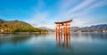 Miyajima Island, The famous Floating Torii gate Royalty Free Stock Photo