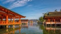 Miyajima Island, The famous Floating Torii gate Royalty Free Stock Photo