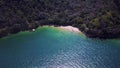 Epic Aerial Pull Back From Beautiful Japanese Island