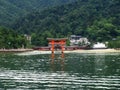 Miyajima island - temple and its seagate Royalty Free Stock Photo
