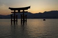 Miyajima is a small island of Hiroshima in Japan. It is most famous for its giant torii gate, which at high tide seems to float on