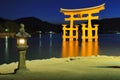 Miyajima Tori Gate Royalty Free Stock Photo