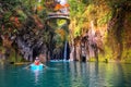 Takachiho Gorge is a narrow chasm cut through the rock by the Gokase River, plenty activities for