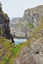 Mizen Head cliffs at the Atlantic coast Royalty Free Stock Photo