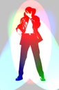MJ Dance Royalty Free Stock Photo