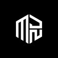 MJN logo MJN icon MJN monogram MJN letter minimalist Circle flat Unique modern abstract logo design Royalty Free Stock Photo