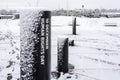 MK Rose memorial day pillars covered by snow 3